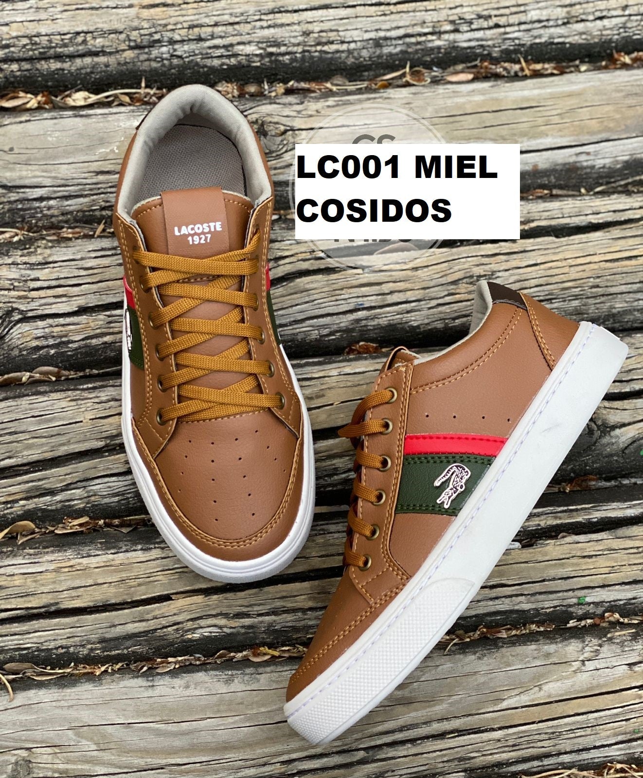 ZAPATO CABALLERO LACOSTE LC001 COSIDOS