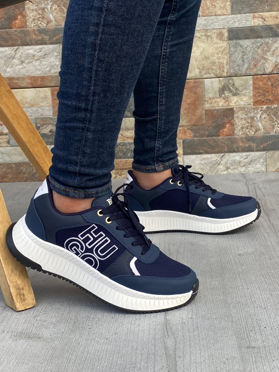 ZAPATO HUGO BOOS DESING COSIDO