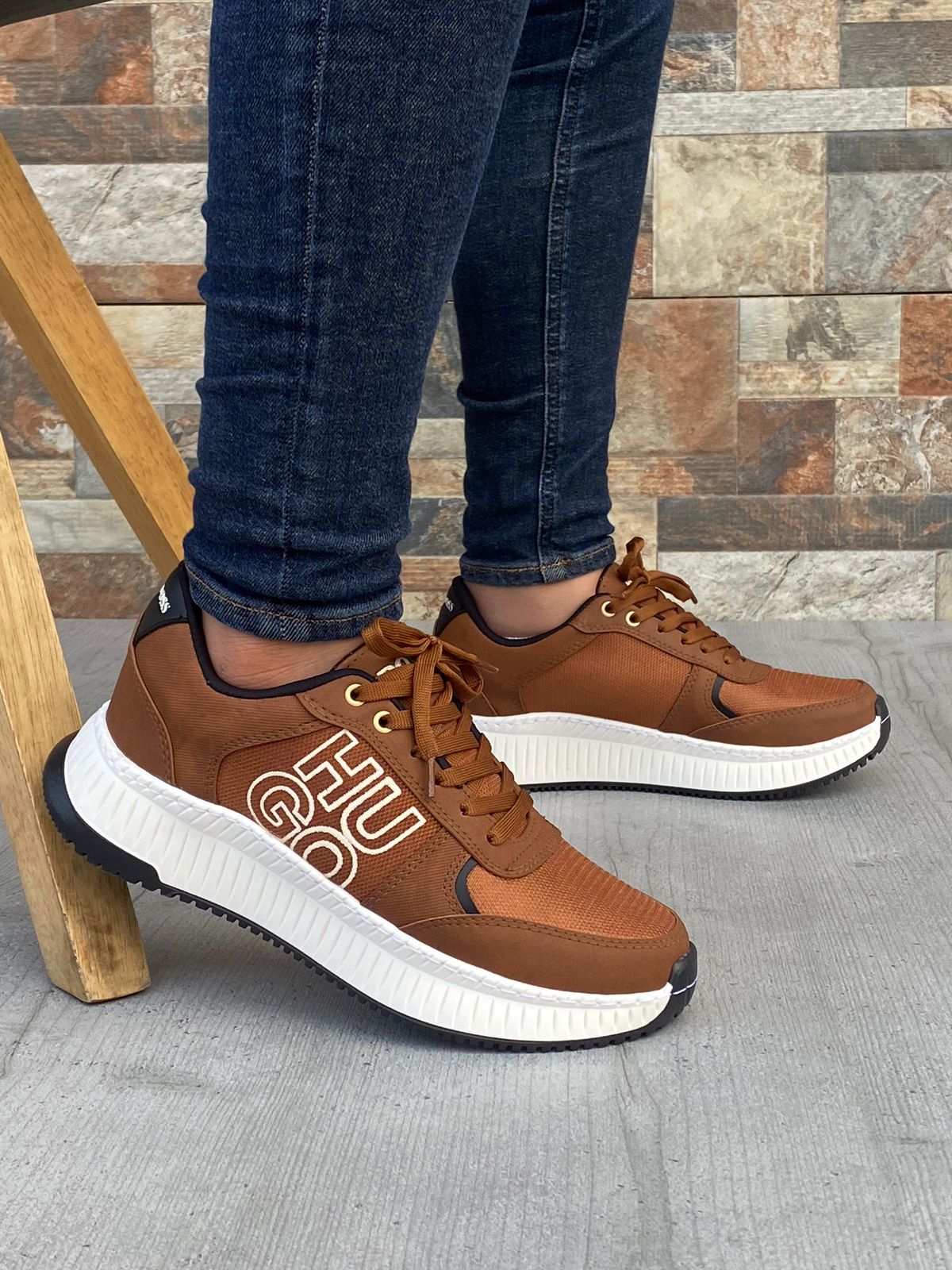 ZAPATO HUGO BOOS DESING COSIDO