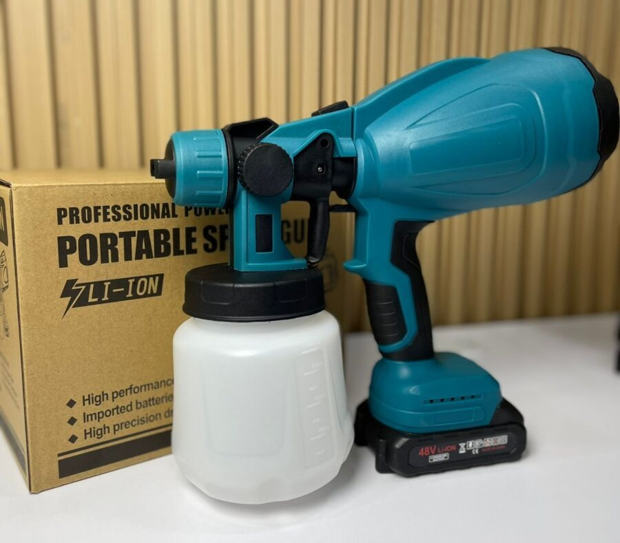 Pulverizador   de   pintura   inalámbrico   de   alta   presión   con   2   baterías