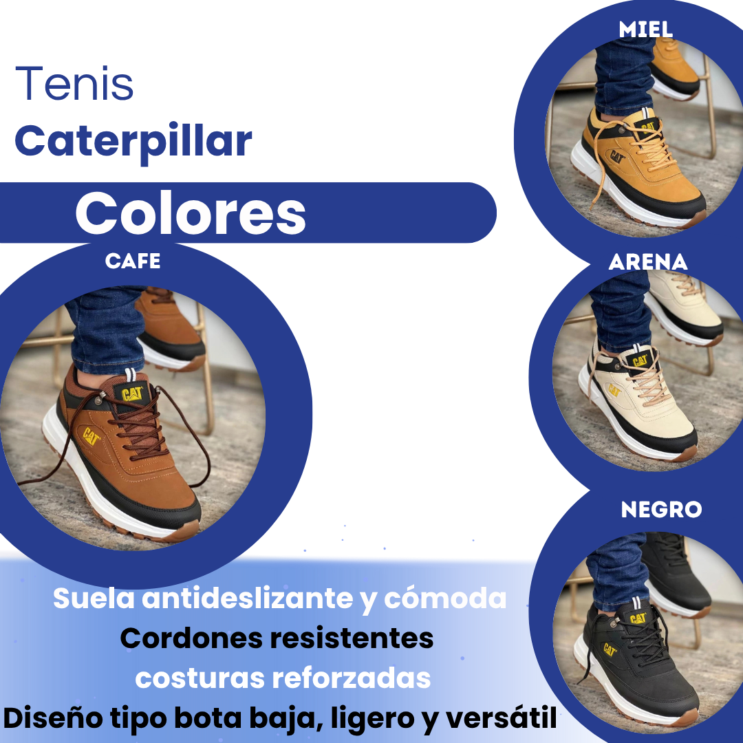 Tenis CATERPILLAR - RESISTENTES Y CÓMODOS 👨‍👦‍👦UNISEX PARA HOMBRES Y MUJERES COSIDOS