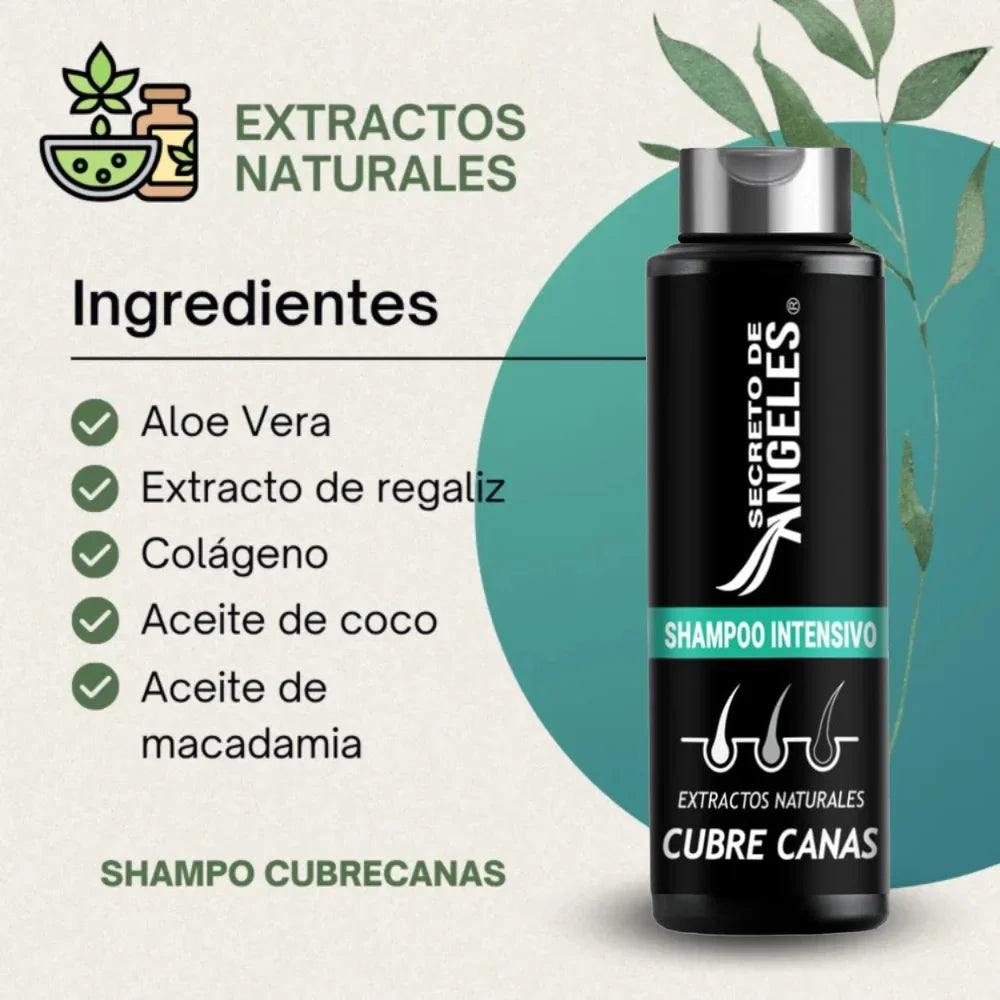 SUPER OFERA LIMITADA 🔥SHAMPOO CUBRECANAS + SPLAS CAPILAR RESVE HOMBRES Y MUJERES