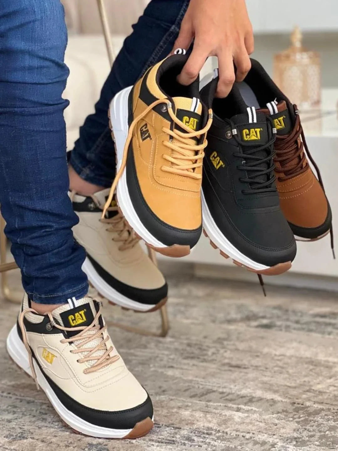 Tenis CATERPILLAR - RESISTENTES Y CÓMODOS 👨‍👦‍👦UNISEX PARA HOMBRES Y MUJERES COSIDOS