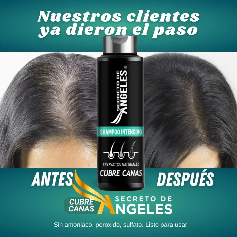 SUPER OFERA LIMITADA 🔥SHAMPOO CUBRECANAS + SPLAS CAPILAR RESVE HOMBRES Y MUJERES
